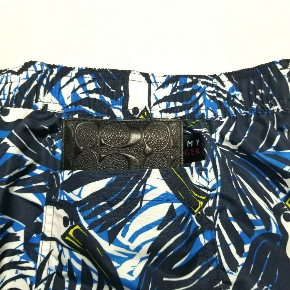 Tommy Hilfiger Traveler Swim Beach Bathing Suit Trunks‎ Shorts Mesh Lined